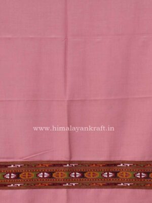 Stole Wrap Scarf Pure Woolen Hand woven Floral Pattren Pink
