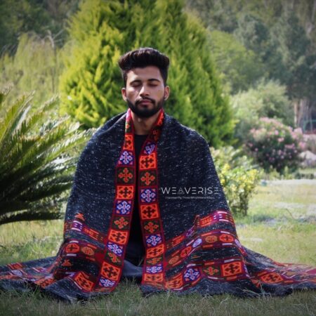 Loom Woven Shawl Meditation Prayer Blanket Cosy - Loom Himalaya- The Art Of  Looms From Himalaya