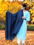 Kullu Handloom Angora Wool Stole Scarf